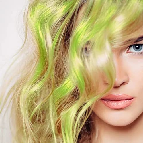 Color Me Root Touch Up Temporary Hair Mascara, Lime Green 0.25 Fl Oz (7.4ml) | Washes Out With Shampoo thumbnail 3