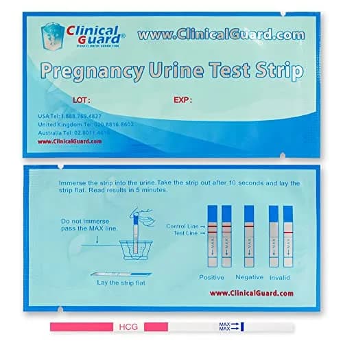 Clinical Guard Pregnancy Tests Strips - HCG Test Strip Kit - 25 Count | Sensitive & Fast Home Pregnancy Test thumbnail 8