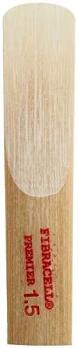 Fibracell Premier Soprano Sax Reed 1.5 | Superior Sound & Longevity, USA Import thumbnail 1