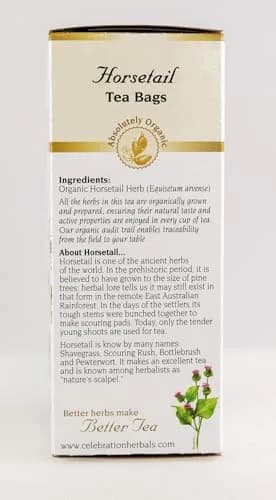 Celebration Herbals Horsetail Tea Organic 24 Bag | Ancient Herb Support in India thumbnail 5
