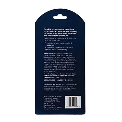 Guardsman Wood Furniture Markers, 3 Colors | Scratch Repair Kit for Wood Floors & Furniture thumbnail 2