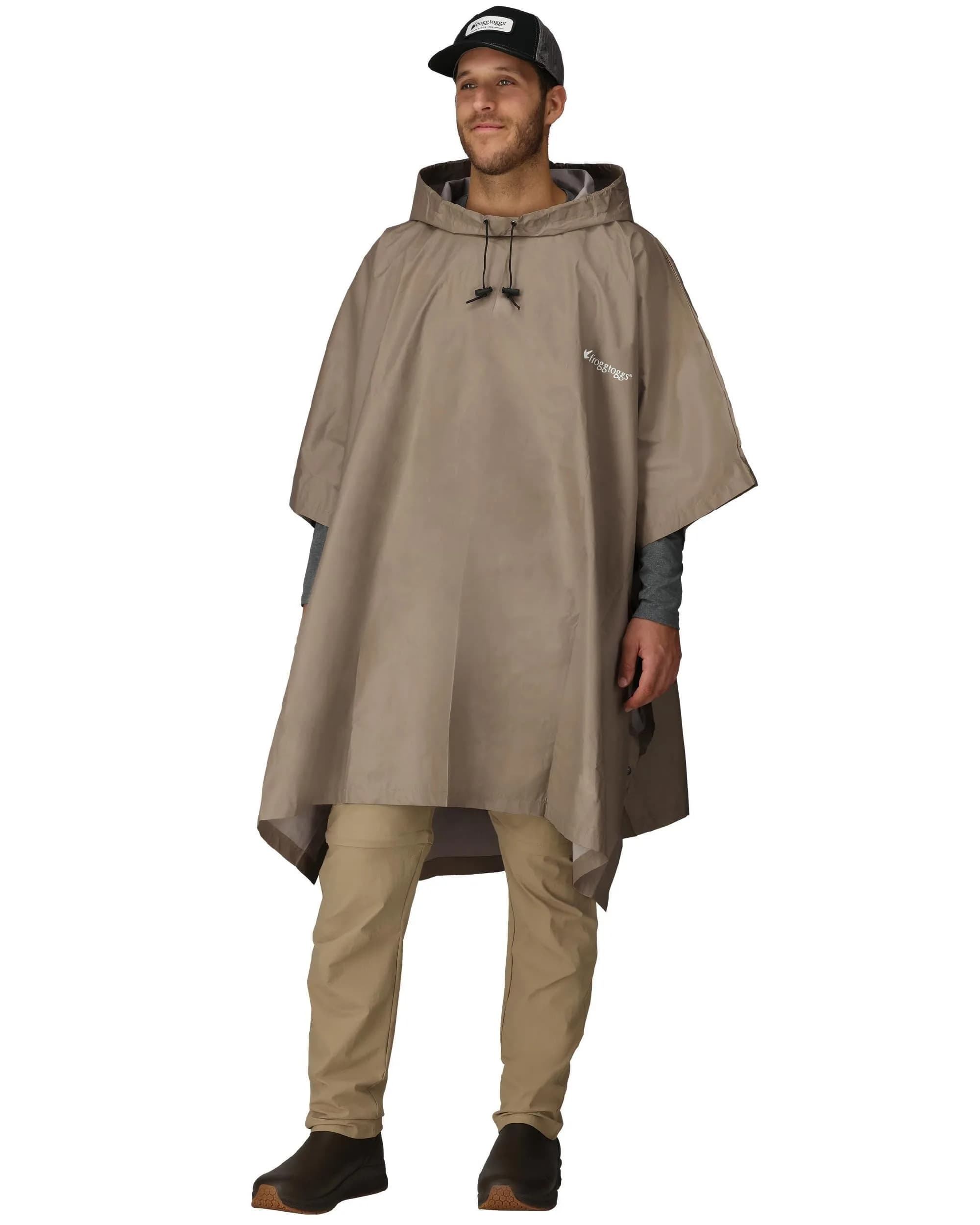FROGG TOGGS Ultra-Lite2 Reusable Waterproof Breathable Poncho | Packable Hooded Rain Gear - main product image