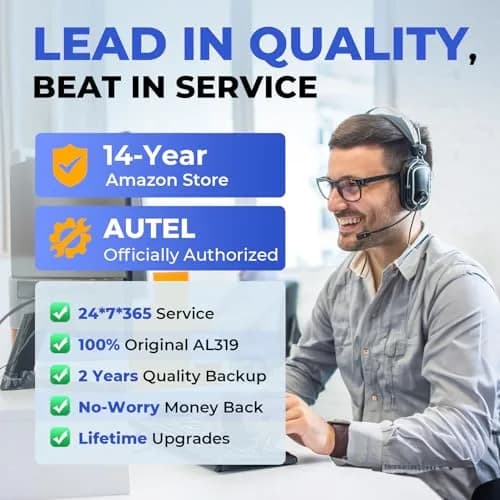 Autel AL319 Vehicle Scan Tool 2.4 inches | Check Engine & DTC Support thumbnail 7