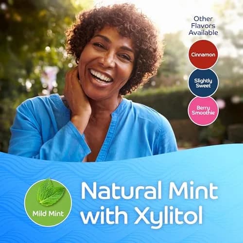 Oracoat XyliMelts Dry Mouth Relief Discs 40 Count | Long-Lasting Moisturizer with Xylitol, Mild Mint Flavor thumbnail 8