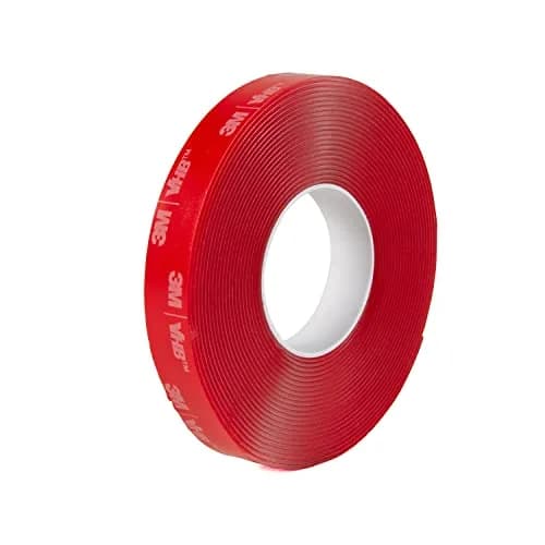 3M VHB 4910 Mounting Tape, Clear Acrylic Foam, 0.5 in x 5 yd (15.24 cm x 4.57 m) | Permanent Bonding, UL746C Listed thumbnail 1