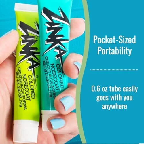 Zinka Colored Zinc Oxide Sunblock Stick SPF 30 Black | High Zinc Formula for Nose and Face, Water & Sweat Resistant thumbnail 6