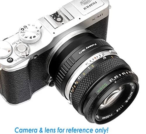 Fotasy OM Lens to Fuji X Adapter, Olympus OM Mount to X Mount, fits Fujifilm X-Mount Mirrorless Cameras Infinity Focus thumbnail 5