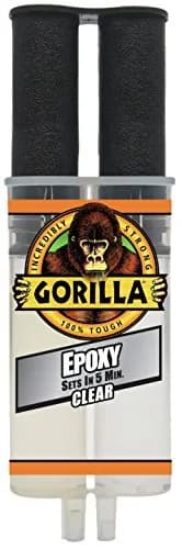 Gorilla 2 Part Epoxy 5 Minute Set 5.1 fl oz (153 ml) Syringe | Metal Repair Adhesive thumbnail 2