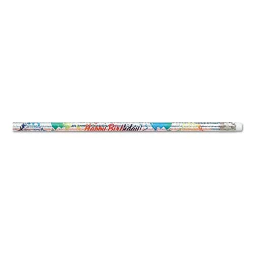 Moon Award Pencils - Pack of 12 | Silver Birthday Celebration for Students & Teachers thumbnail 1