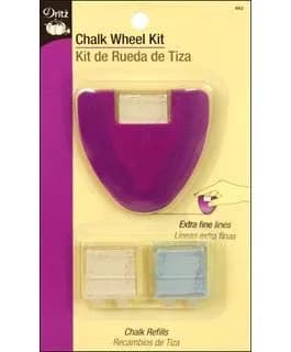 Dritz Purple Chalk Wheel Kit 3 Piece Set | Fine Line Fabric Marking Tool thumbnail 3