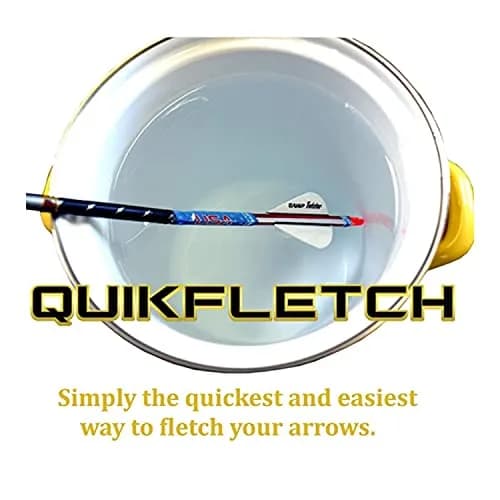 New Archery Products Quikfletch Twister 2" 3-Vane Fletching 6-Pack | Easy Arrow Building for Indian Archers thumbnail 4