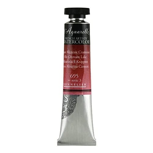 SENNELIER L'Aquarelle French Watercolor 21ml Tube Aliz Crimson Lake | Bright, Light & Vibrant thumbnail 1