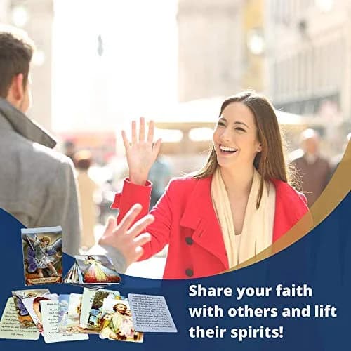Autom Holy Cards Assorted Set of 54 | Catholic Saints & Prayers, 4"x2.5" thumbnail 7