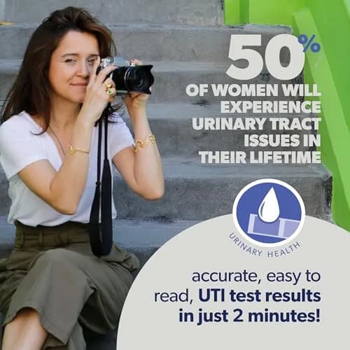 AZO Urinary Tract Infection (UTI) Test Strips 3 Count | Results in 2 Mins, Accurate Home Test thumbnail 6