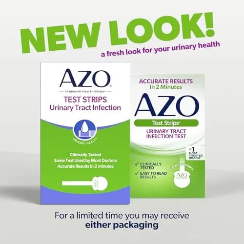 AZO Urinary Tract Infection (UTI) Test Strips 3 Count | Results in 2 Mins, Accurate Home Test thumbnail 2