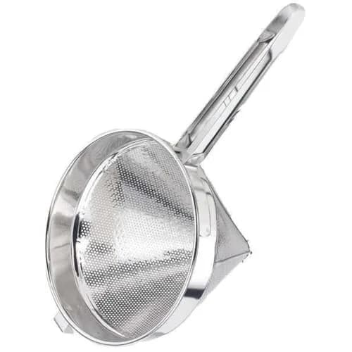 Crestware 9-Inch Coarse Mesh Strainer | Stainless Steel Food Sieve for Kitchen Use thumbnail 1
