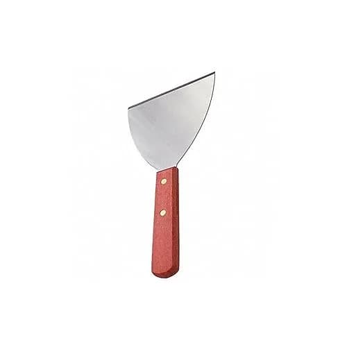 Crestware Food Spatula 5 in. Wood Handle | Heavy Duty Taiwan Made Kitchen Tool thumbnail 1