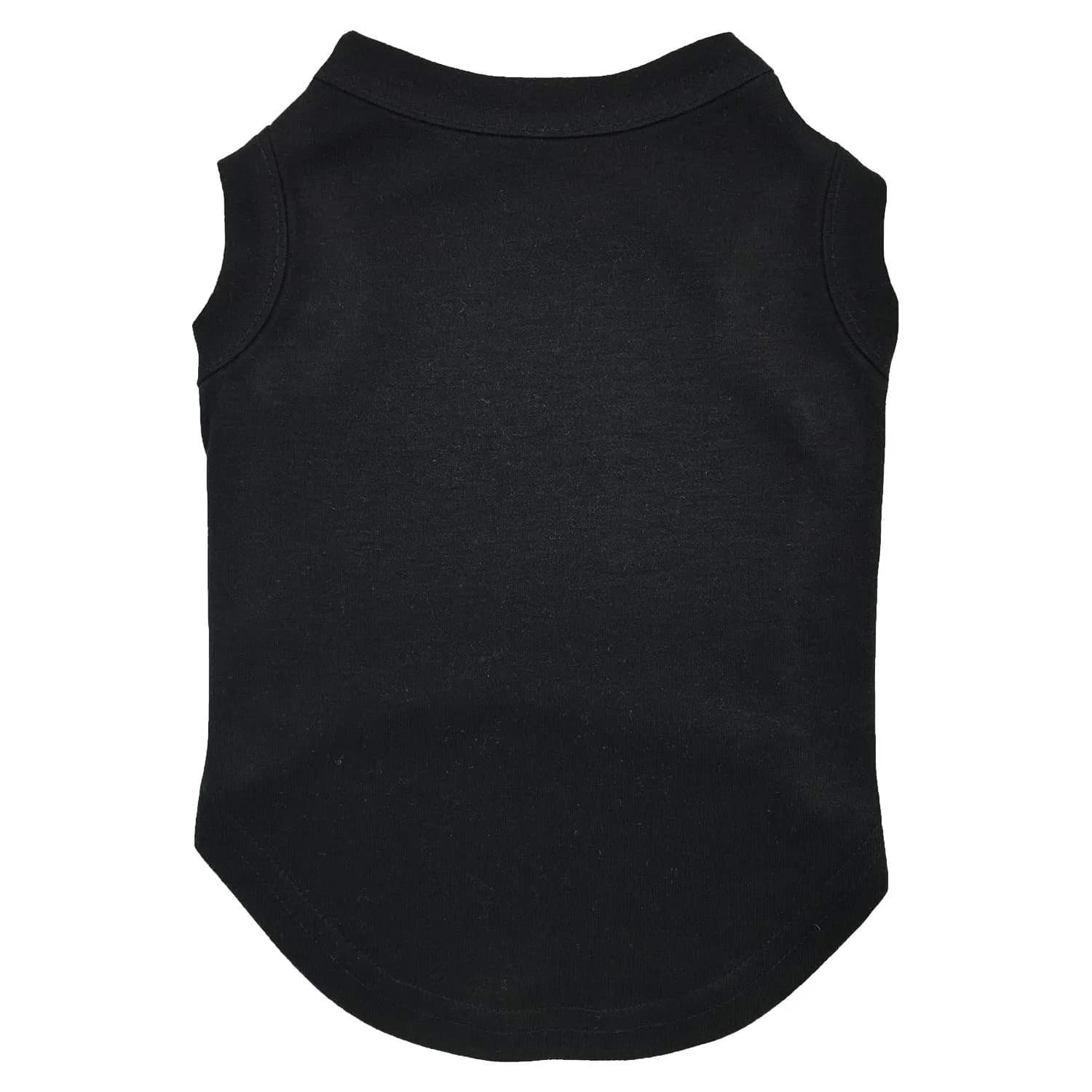 Mirage Pet Products Black Pet Apparel X-Small (18 inches length) | Sleeveless Dog Shirt for Everyday Wear - main product image