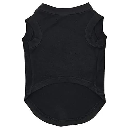 Mirage Pet Products Black Pet Apparel X-Small (18 inches length) | Sleeveless Dog Shirt for Everyday Wear thumbnail 4