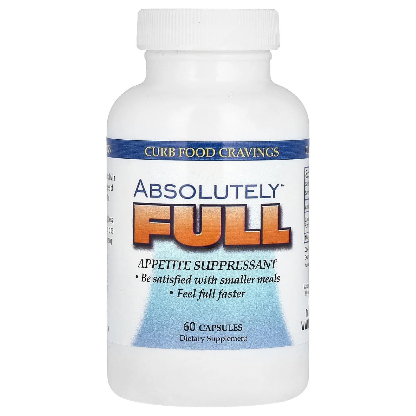 Absolute Nutrition Curb Food Cravings 60 Caps | Supports Appetite Control & Weight Loss - main product image