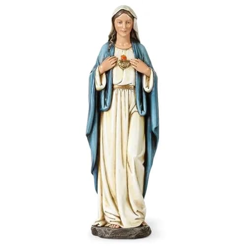 Joseph's Studio Immaculate Heart of Mary Statue 9.7" Renaissance Collection Faith Decor thumbnail 1