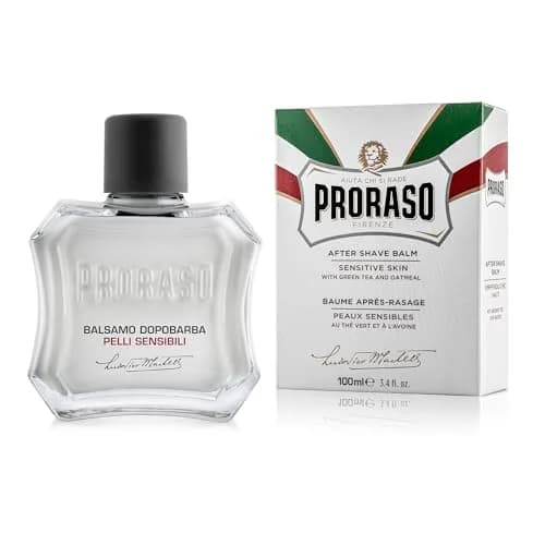 Proraso After Shave Balm - Oatmeal & Green Tea | Sensitive Skin Relief, Italian Quality, 100ml thumbnail 1