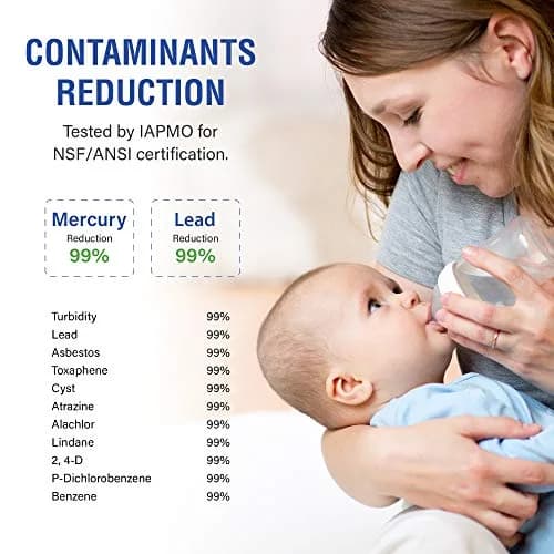 Swift Green Filters SGF-M9 Replacement Refrigerator Water Filter 3 Pack | NSF Certified, Eco-Friendly Coconut Shell Carbon, 2000-Gallon Capacity thumbnail 7