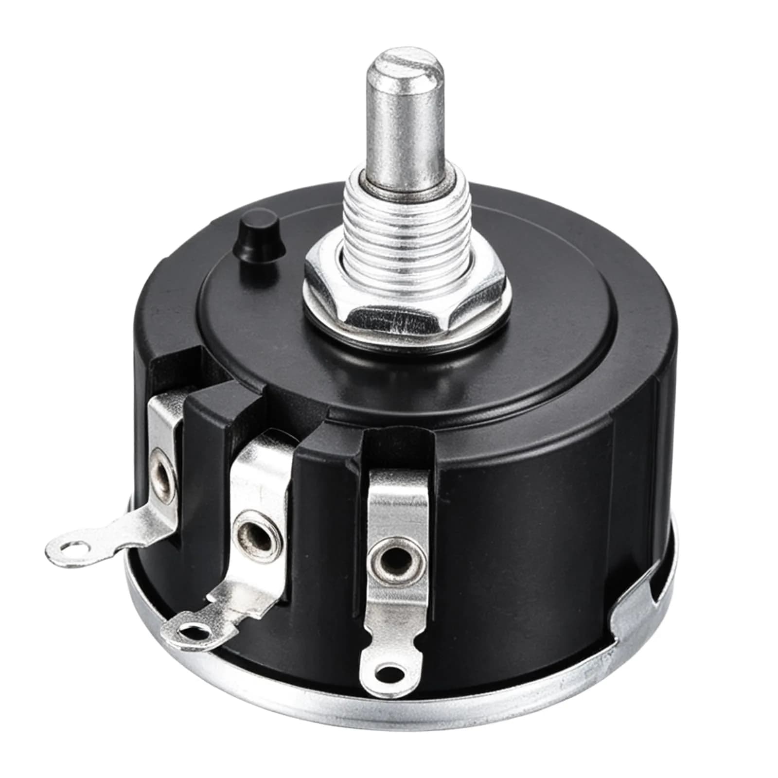 uxcell WX112(050) 5W 4.7K Ohm Single Turn Wire Wound Potentiometer 5.91mm (0.23") Shaft | Precision Control for Instruments - main product image