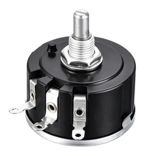 uxcell WX112(050) 5W 4.7K Ohm Single Turn Wire Wound Potentiometer 5.91mm (0.23") Shaft | Precision Control for Instruments thumbnail 1