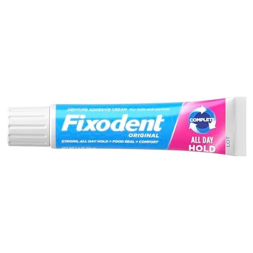 Fixodent Complete Original Denture Adhesive Cream 4.8 oz (142 ml) | Strong All-Day Hold thumbnail 8