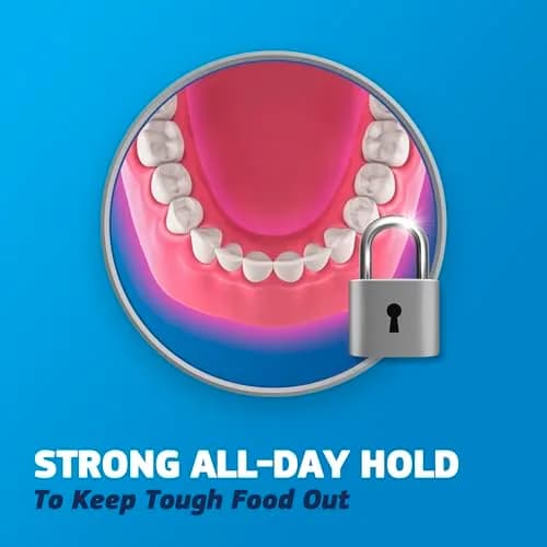 Fixodent Complete Original Denture Adhesive Cream 4.8 oz (142 ml) | Strong All-Day Hold thumbnail 2