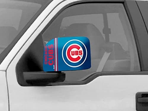 FANMATS MLB Chicago Cubs Mirror Cover, Large | Officially licensed tailgating accessory thumbnail 2