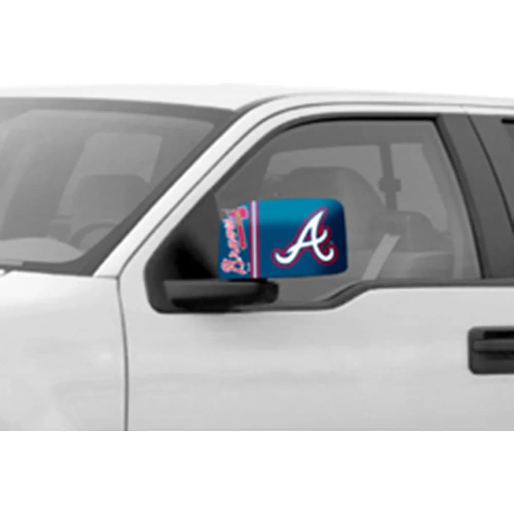 FANMATS MLB Atlanta Braves Mirror Cover Large | Officially Licensed Tailgate Accessory - main product image