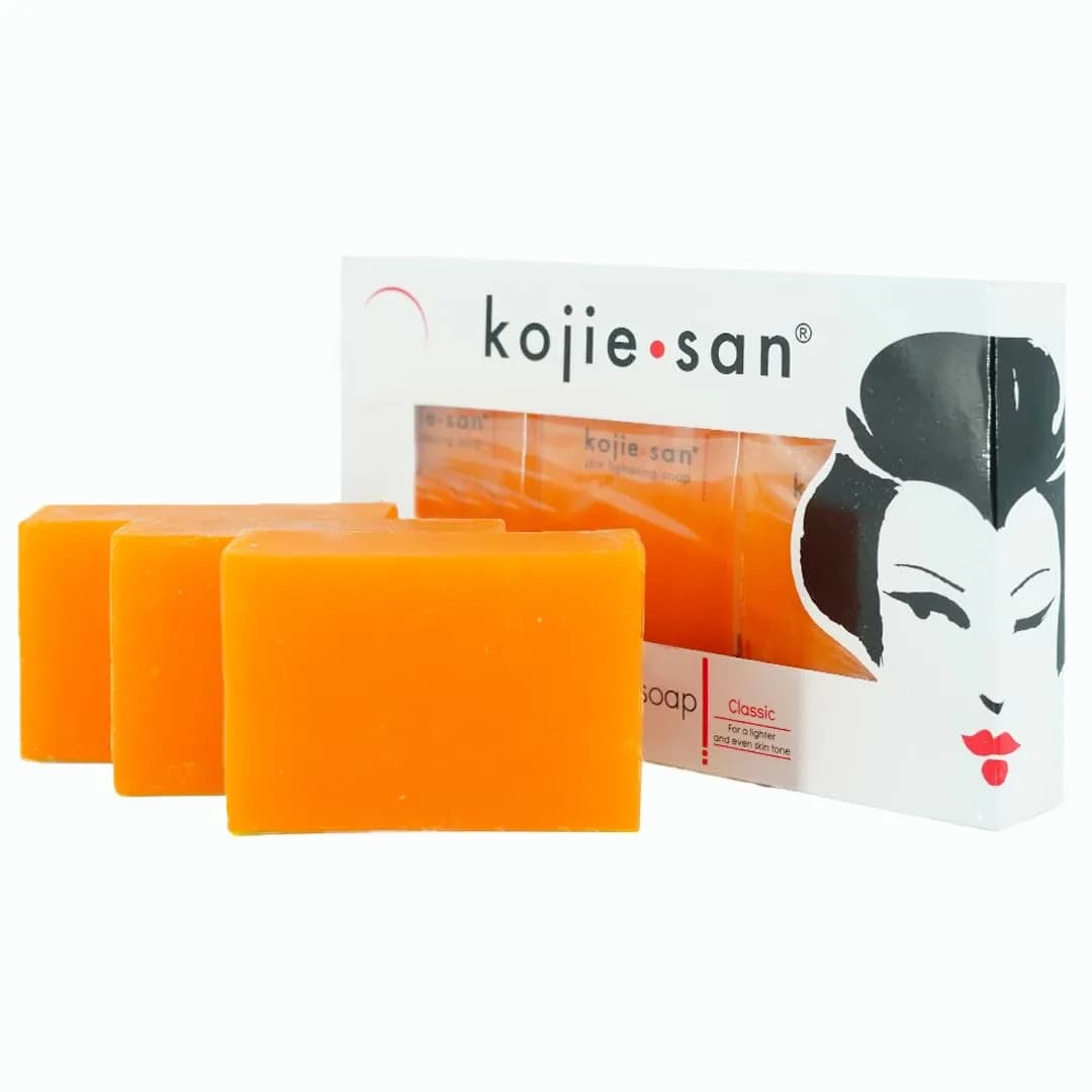 Kojie San Skin Brightening Bar Soap 130g (65g x 2) | Original Kojic Acid, Dark Spot Remover with Glycerin & Tea Tree Oil — 65g Bar