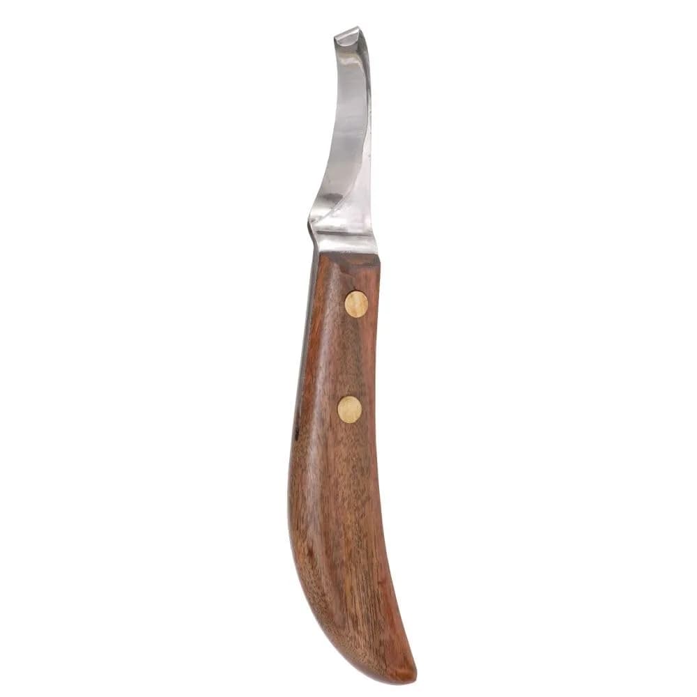 Tough 1 German Super Sharp Hoof Knife (Right), Brown | Stainless Steel, Sharp & Durable - main product image