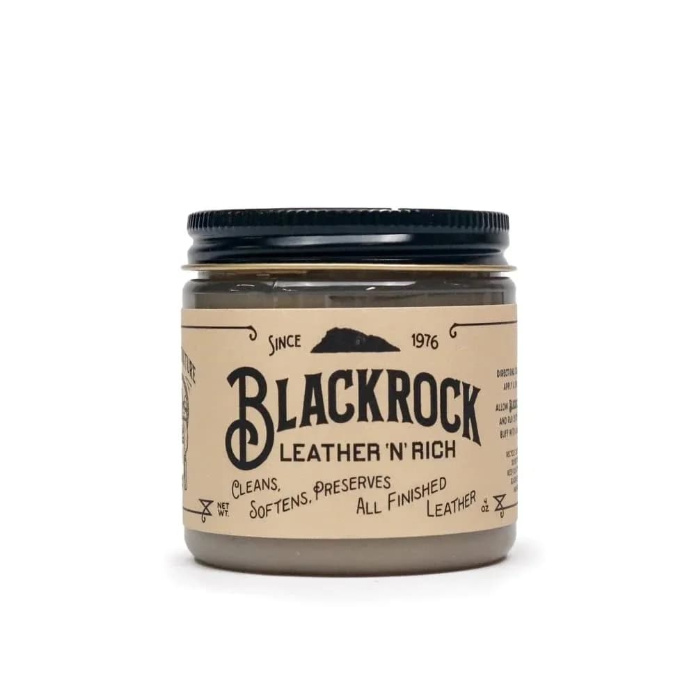 Blackrock Leather N Rich Leather Cleaner and Conditioner 4oz (118ml) | USA-Sourced Quality for Smooth Leathers - main product image