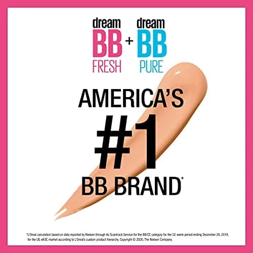 Maybelline Dream Fresh BB Cream SPF 30 Light/Medium | 29.57ml (1 Fl Oz) Oil-Free Hydrating Beauty Balm thumbnail 3