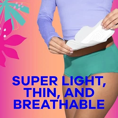 Always Radiant Teen Pads, Size 1 Regular, 28 Count | Dermatologist Tested & Unscented thumbnail 6