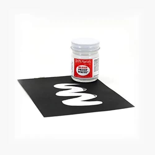 Dr. Ph. Martin's Bleed Proof White 1.0 oz Watercolor Paint | Opaque, Bleedproof, USA Made thumbnail 2
