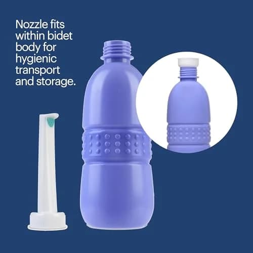 Brondell GoSpa Travel Bidet GS-70 Portable Peri Bottle 400ml (13.5 Fl Oz) | Postpartum & Perineal Care thumbnail 5