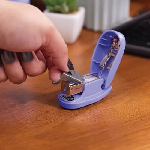 Swingline Tot Mini Stapler 12 Sheets | Includes Staple Remover & 1000 Staples, Purple thumbnail 4