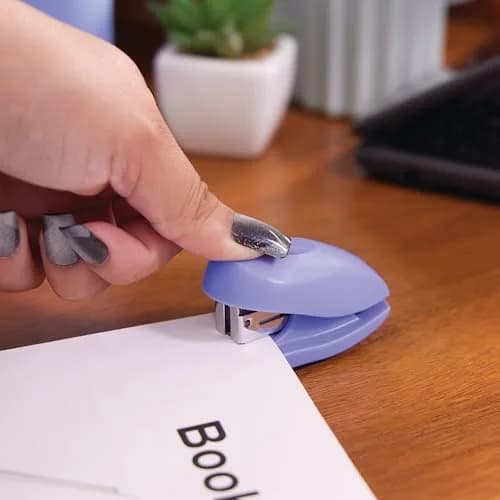 Swingline Tot Mini Stapler 12 Sheets | Includes Staple Remover & 1000 Staples, Purple thumbnail 3