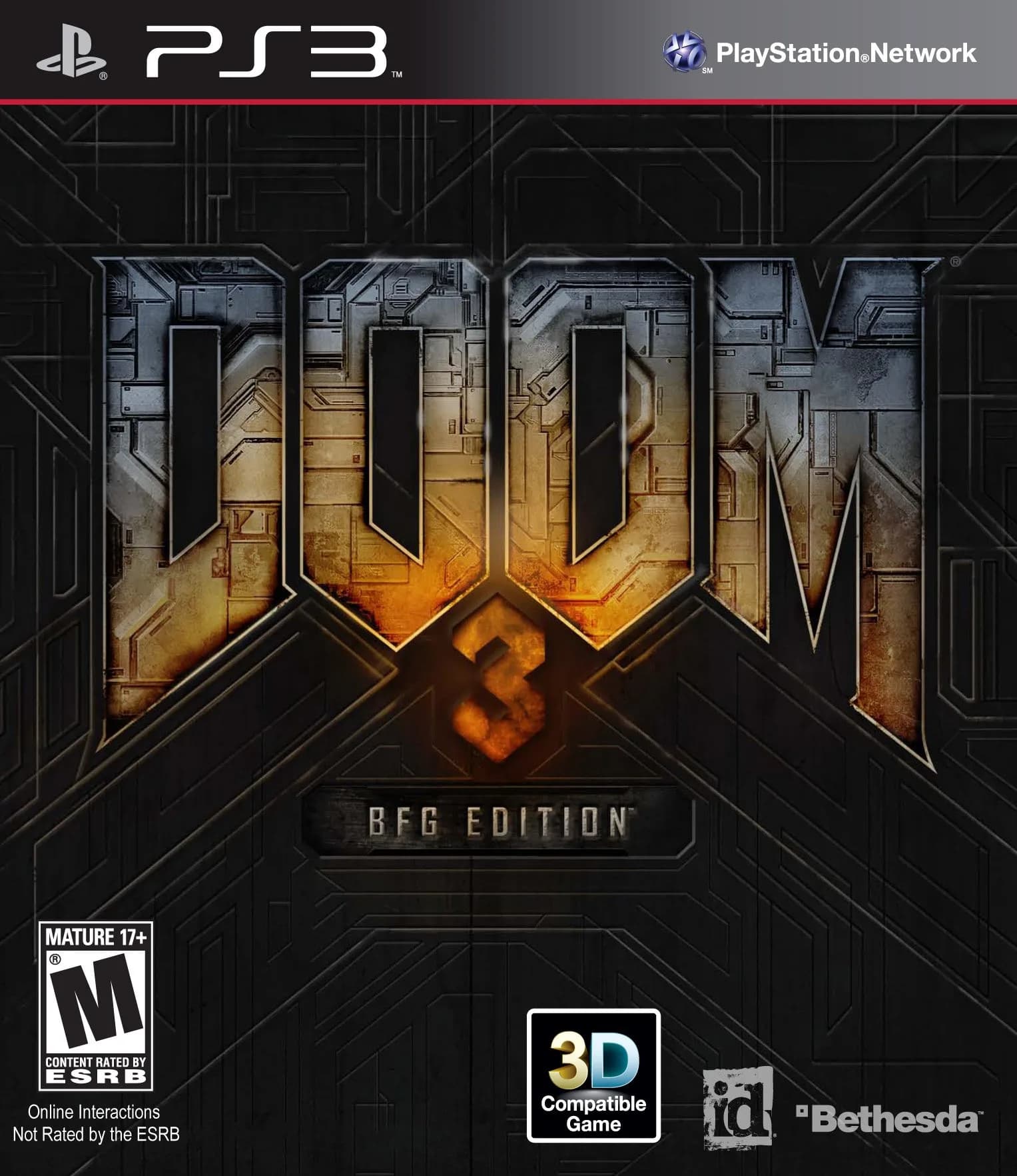 Bethesda Doom 3 BFG Edition | PlayStation 3 Game with Remastered Content & New Levels