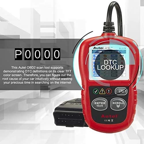 Autel Autolink AL319 Car OBD2 Scanner Code Reader Engine Fault Code Scanner CAN Diagnostic Tool for All Vehicles Since 1996 thumbnail 5