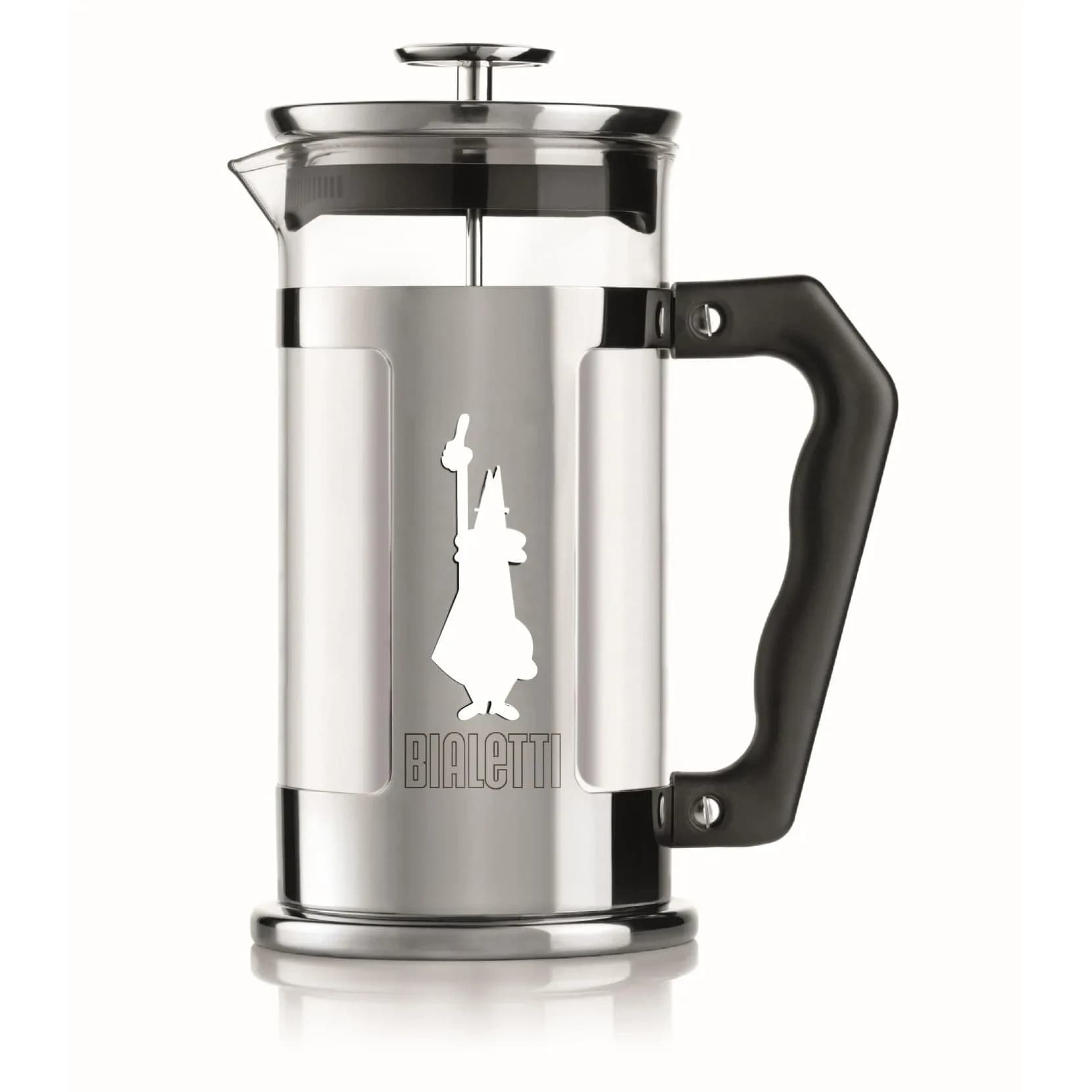 Bialetti Preziosa Stainless Steel 3-Cup French Press Coffee Maker 350ml (12 Fl Oz) | Brew Rich Coffee with Fine Mesh Filter - main product image