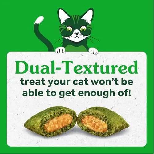 Greenies Feline Smartbites Skin & Fur Health Cat Treats, Chicken, 2.1 oz (60 g) | Vet-Designed for Healthy Skin & Fur thumbnail 4