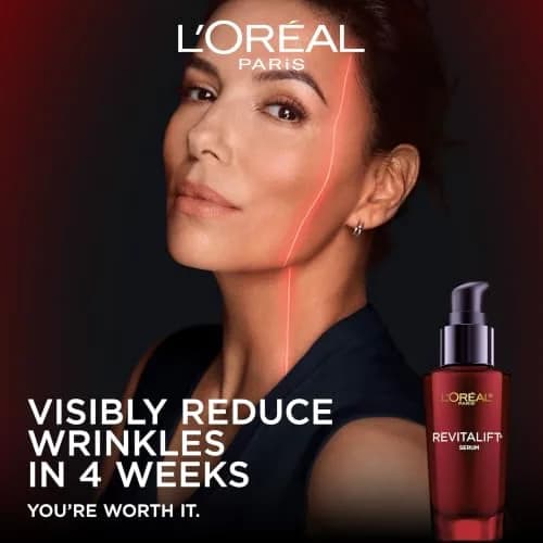 L'Oreal Paris Revitalift Triple Power Anti-Aging Face Serum 30ml (1 Fl Oz) | Repairs Wrinkles, Redensifies Skin thumbnail 2