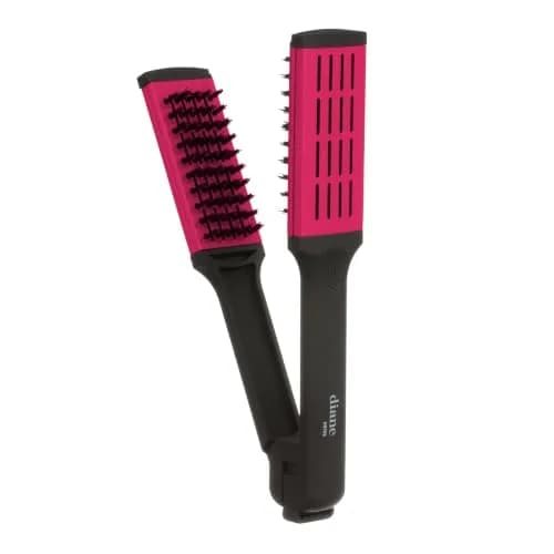 Diane Ceramic Double-Sided Straightening Hair Brush with Nylon Bristles | 9 in 1 Styling Tool for Smooth, Shiny Hair thumbnail 1