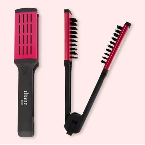Diane Ceramic Double-Sided Straightening Hair Brush with Nylon Bristles | 9 in 1 Styling Tool for Smooth, Shiny Hair thumbnail 5