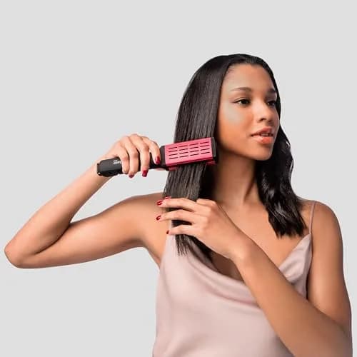 Diane Ceramic Double-Sided Straightening Hair Brush with Nylon Bristles | 9 in 1 Styling Tool for Smooth, Shiny Hair thumbnail 6